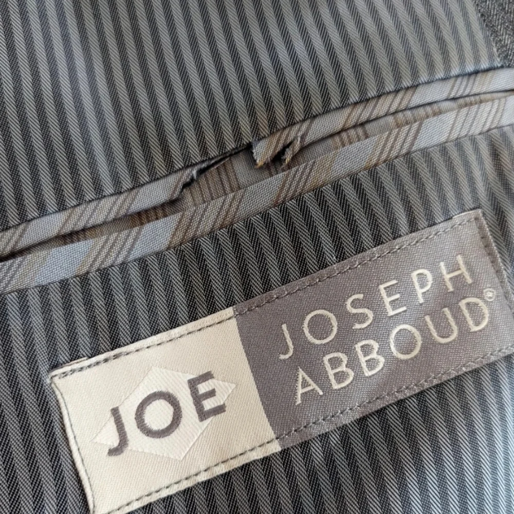 Joseph Abboud Mens Blazer Size 38 Regular Gray Charcoal 2 Button Jacket New